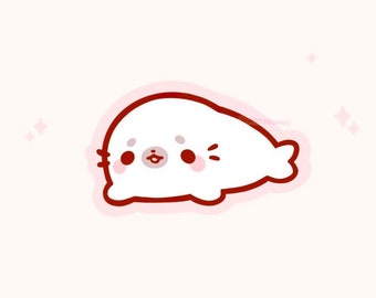 Kawaii seal Sticker - Stickers - Cute - Decal cut