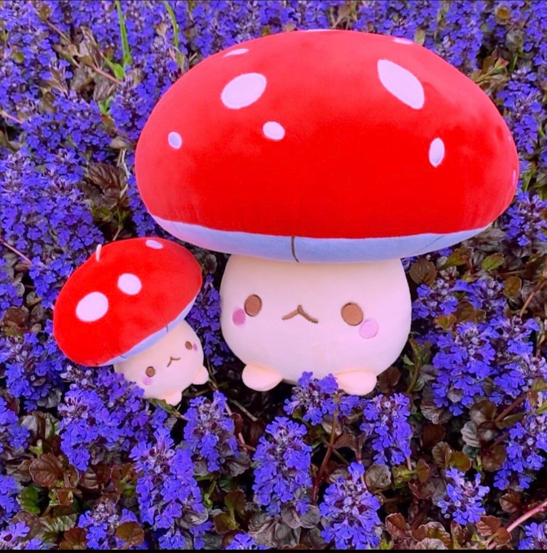 キノコのぬいぐるみキーホルダー かわいいかわいいキーホルダー