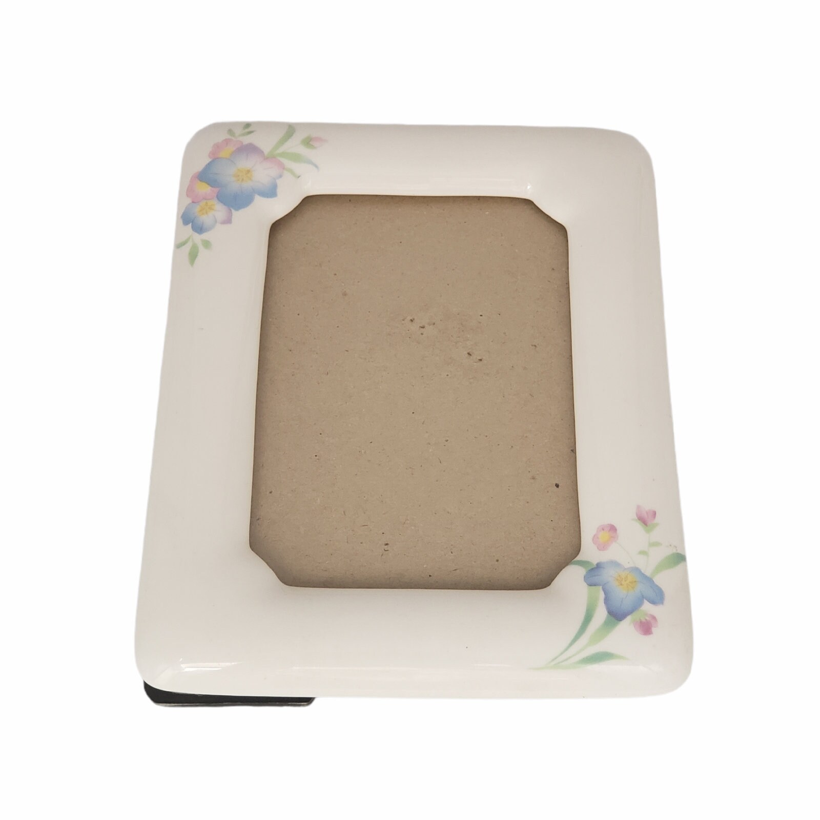 White Ceramic Floral Vintage Picture Frame Etsy