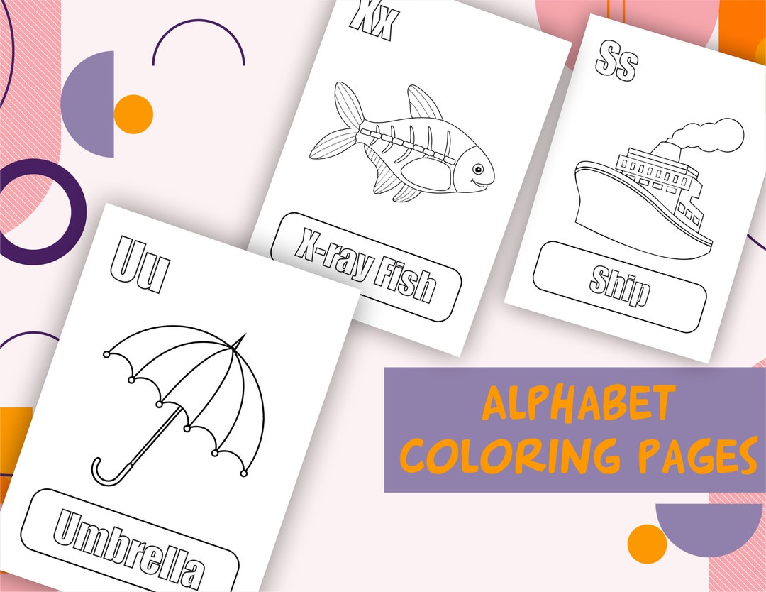 Alphabet Coloring Pages, Preschool Printable, Worksheets for Preschool ...
