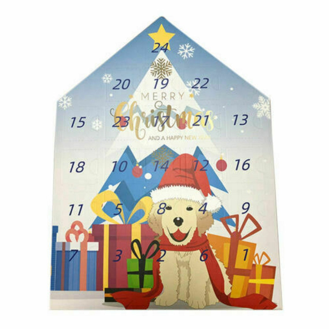 Pet Advent Calendar for Dogs With Puppy Friendly Treats Etsy