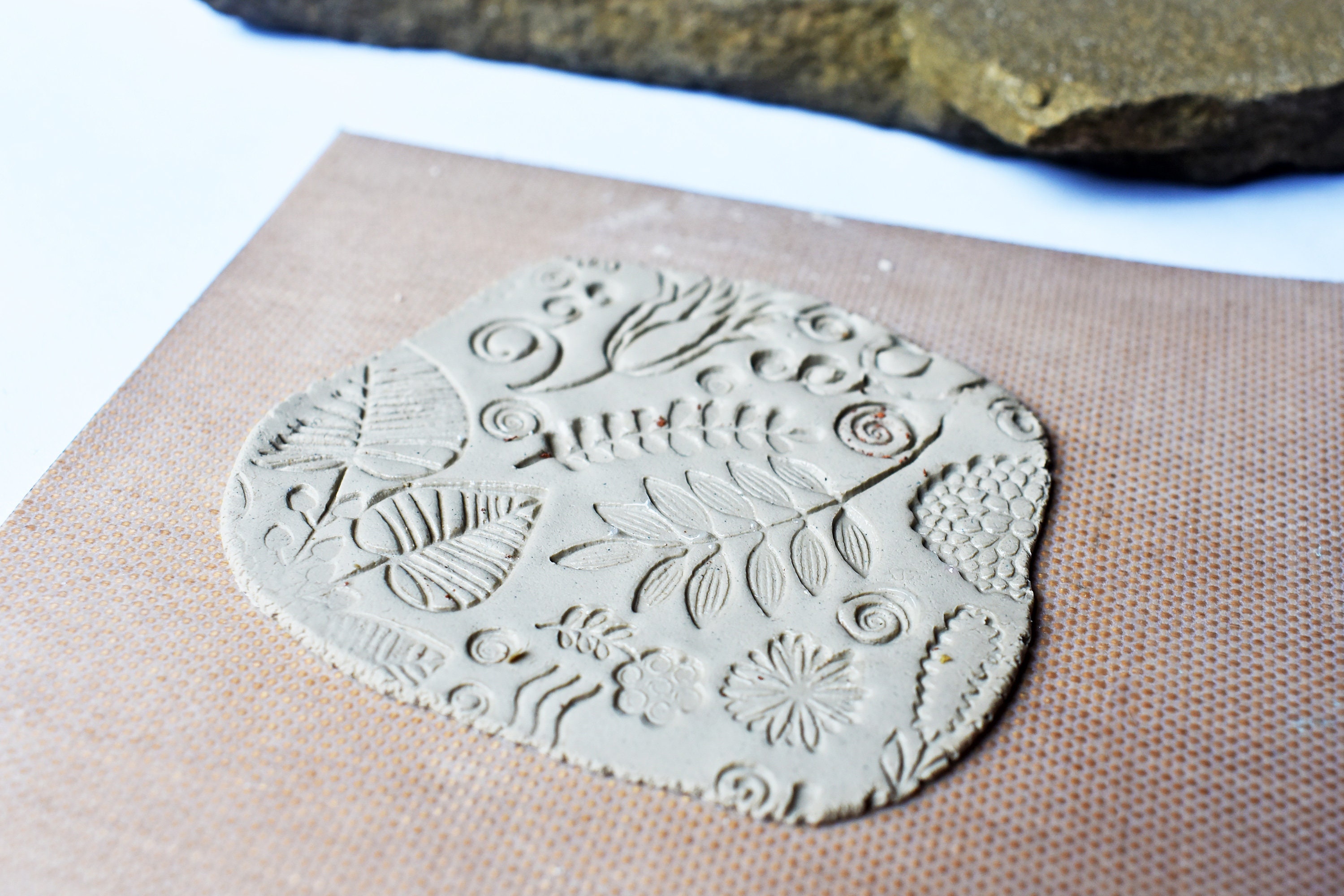 Rubber texture mat polymer clay texture mat rubber texture Etsy