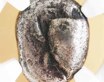 Ancient Greek silver stater – VG NGC– Aegina sea Turtle, One of the world's oldest coins