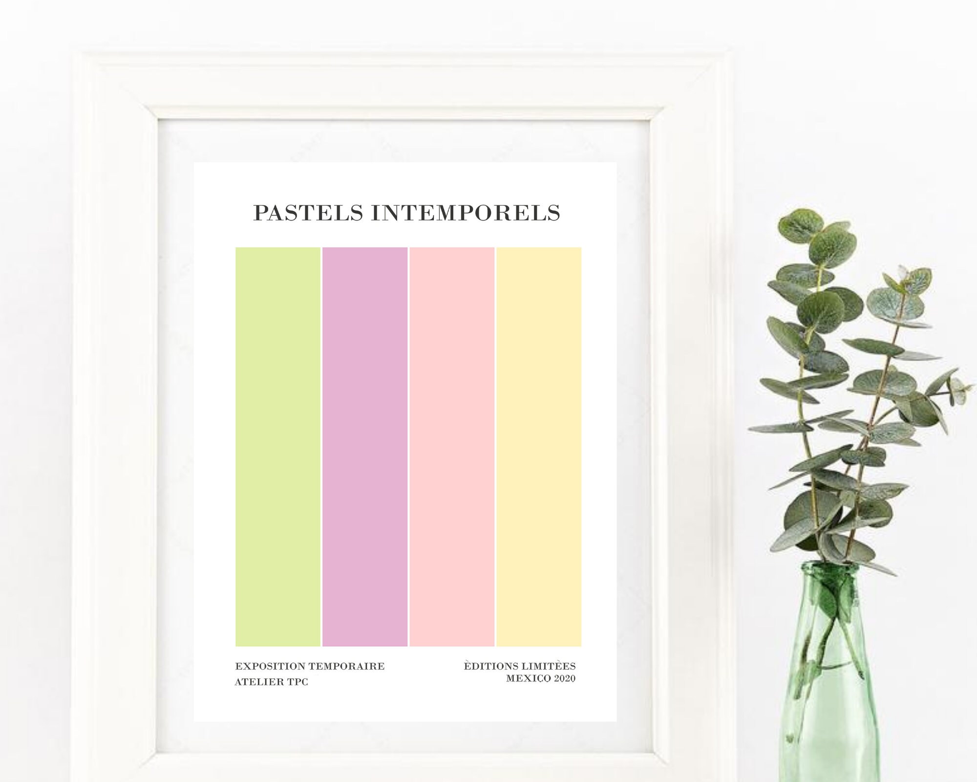 Pastel Color Print Art Print Pastel Museum poster Abstract Etsy