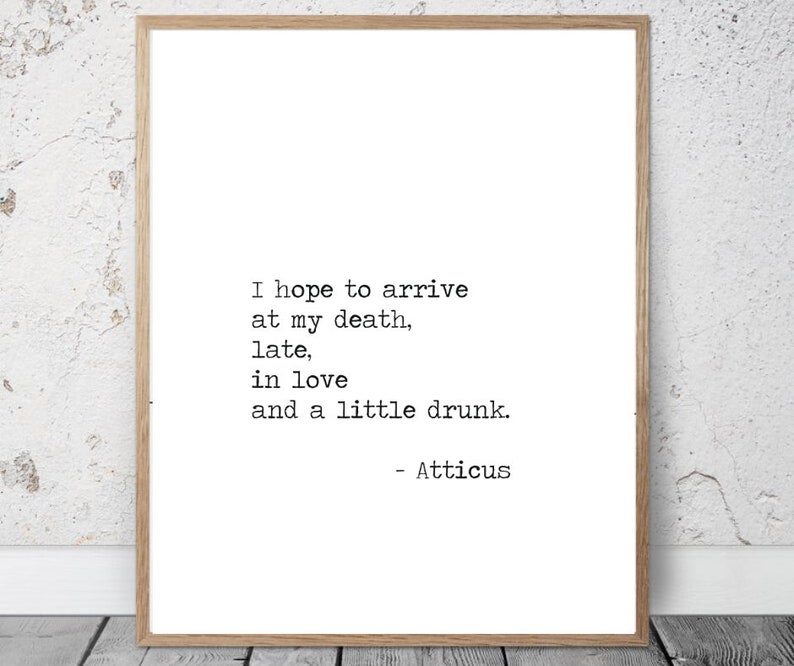 Atticus I Hope To Arrive To My Death