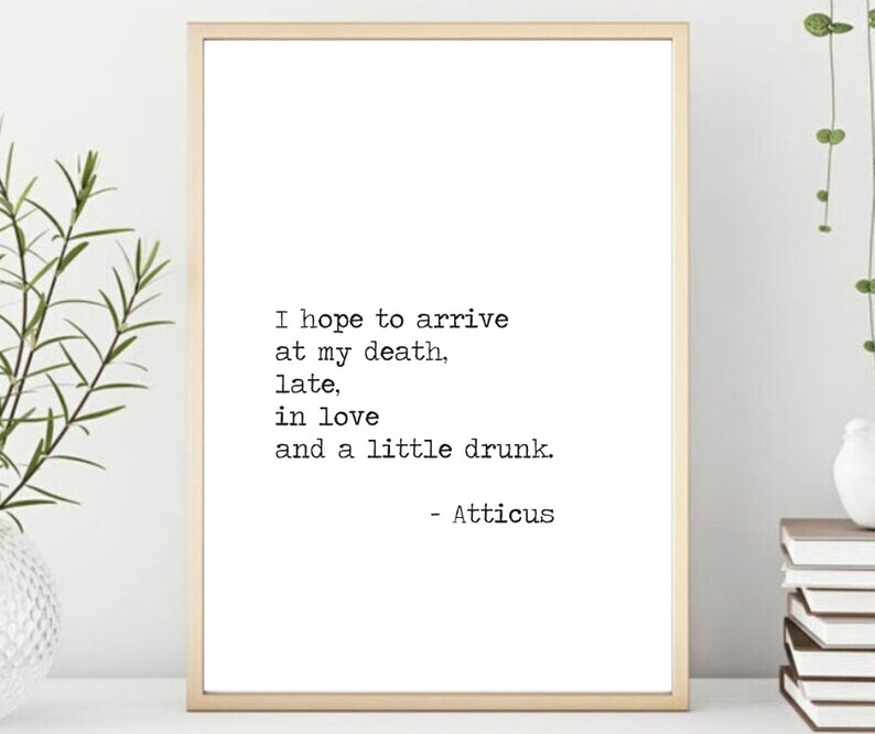 Atticus I Hope To Arrive To My Death