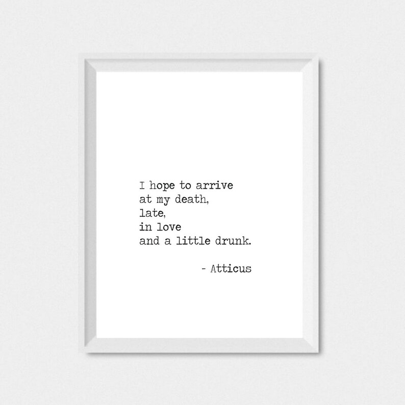 Atticus I Hope To Arrive To My Death