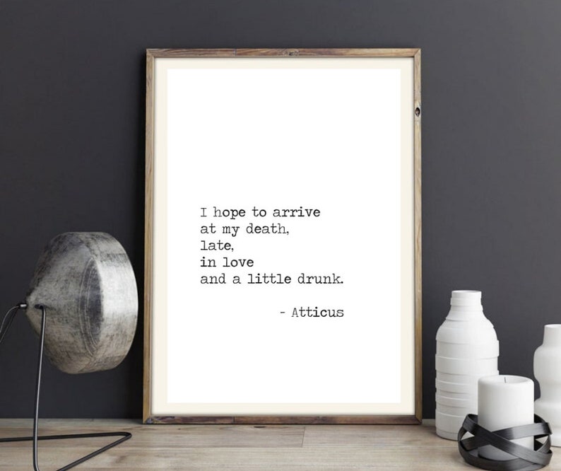 Atticus I Hope To Arrive To My Death