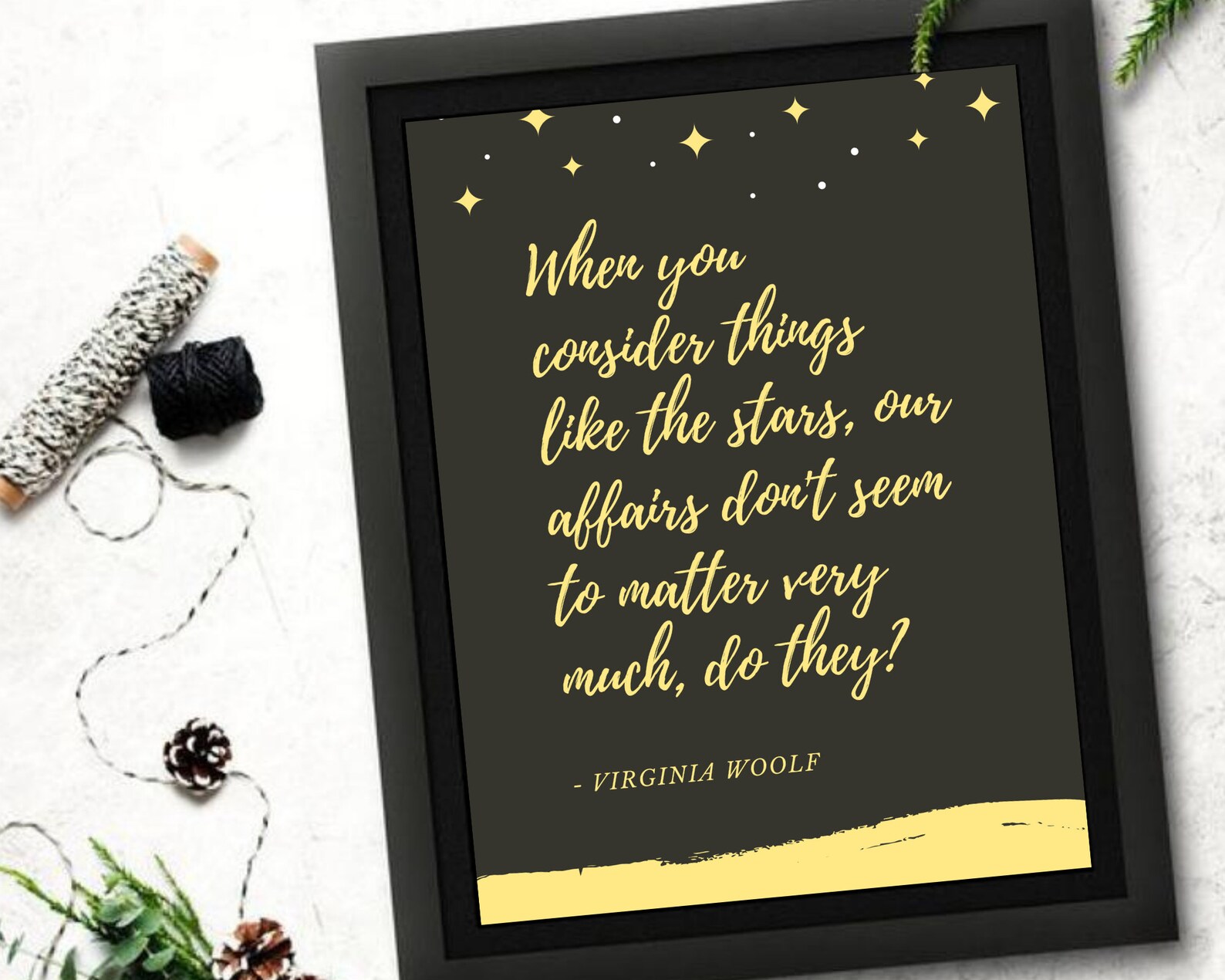 Virginia Woolf Poem Print Famous Poems Instant download Etsy