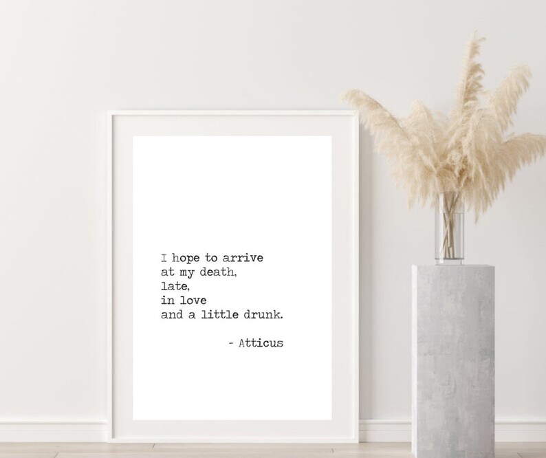 Atticus I Hope To Arrive To My Death