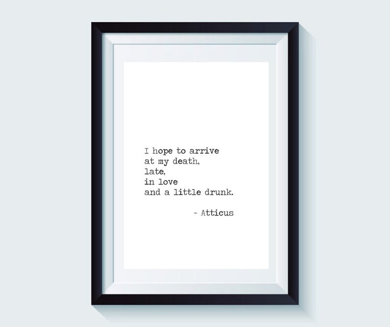 Atticus I Hope To Arrive To My Death