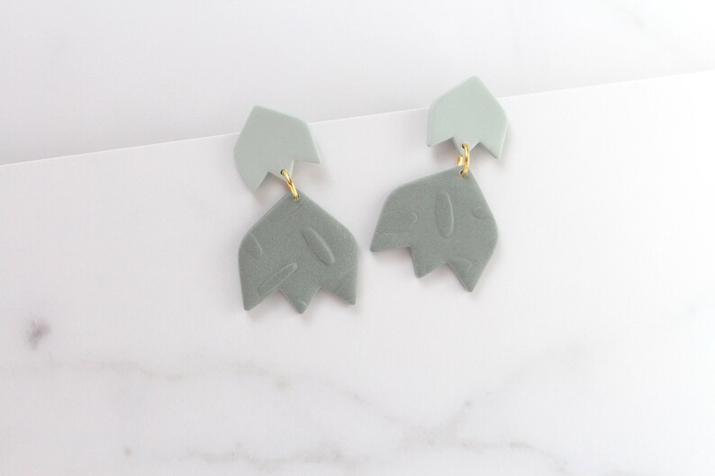 Bumps allergy Earrings Handmade From Polymer Clay Allergy Etsy