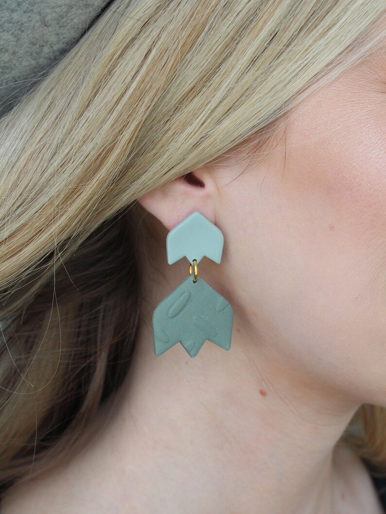 Bumps allergy Earrings Handmade From Polymer Clay Allergy Etsy