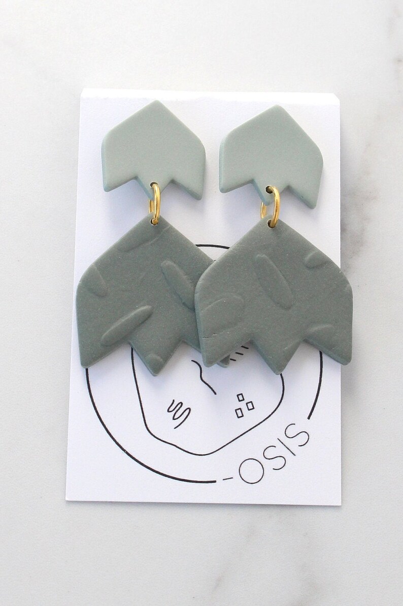 Bumps allergy Earrings Handmade From Polymer Clay Allergy Etsy