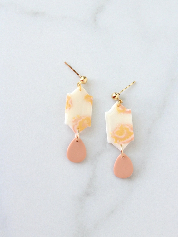 Spots (Fibromyalgia Earrings - Handmade from Polymer Clay) Fibromyalgia Awareness, Autoimmune Awareness, Meaningful Jewelry, Modern Handmade