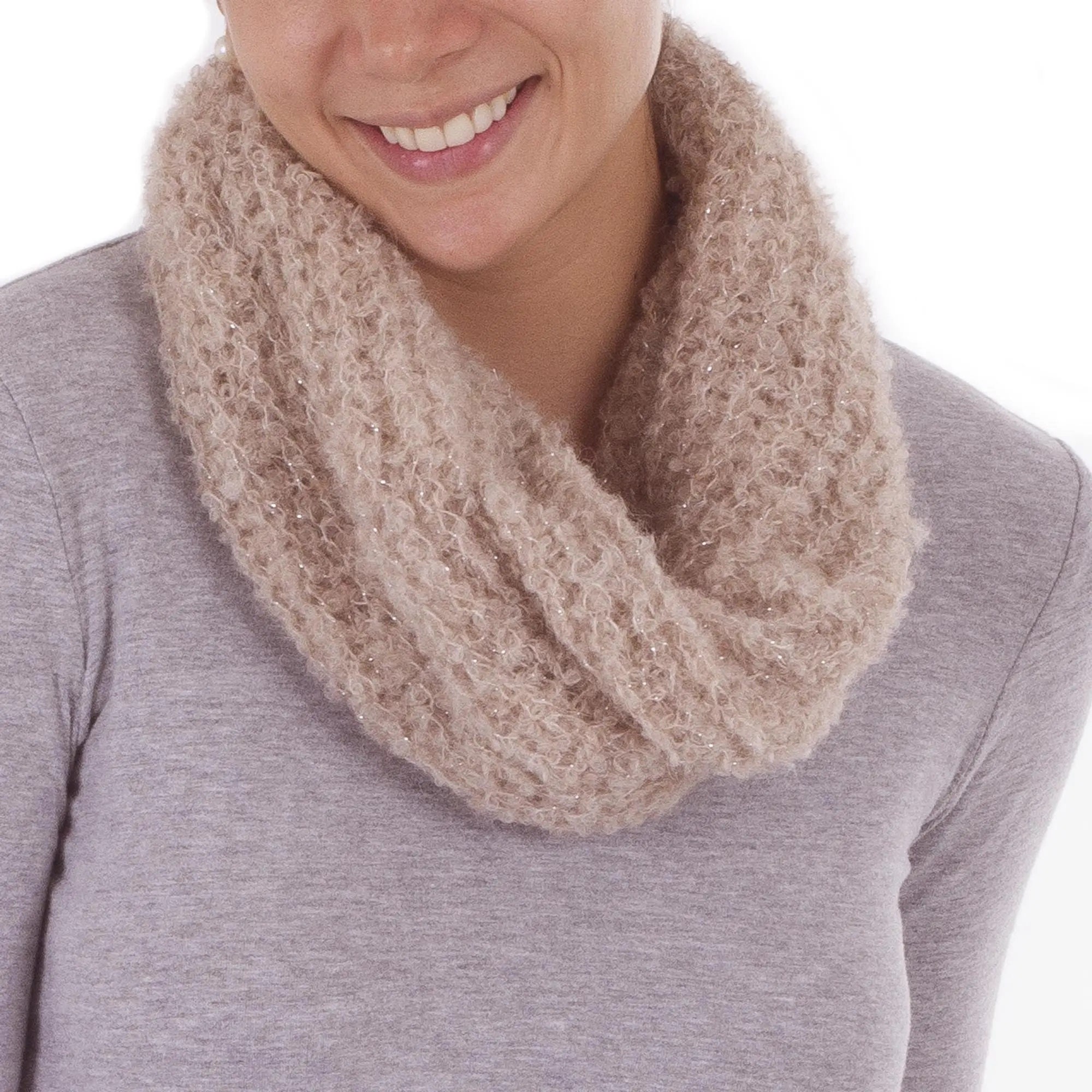WOOL ALPACA knitted neck warmer for women warm infinity Etsy