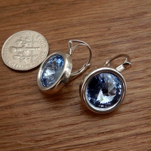 Elegante Sterling Silber Ohrringe mit Brisur - Zeitlose Schönheit