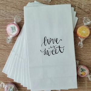 30 Candybar Tüten, Papiertüten Candy Bar, Süßigkeitentüten