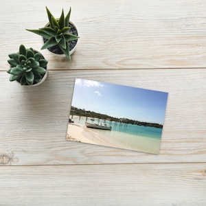 Bahamas Bateau Standard Carte postale Little Harbour Abaco Island Beach Tropical Cadeau Côtier 4 x 6 Souvenir