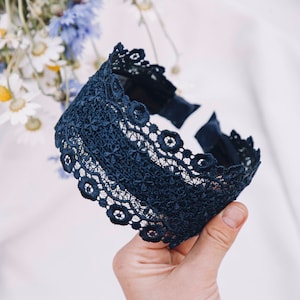 Macrame Headband / Church Hair Accessory