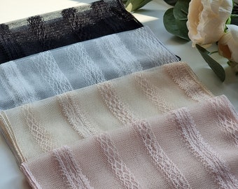 Sjaal van tule kant: christelijke hoofdbedekking, hoofddoek van de kerk