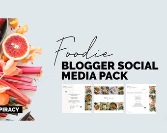 Foodie Blogger Social Media Pack