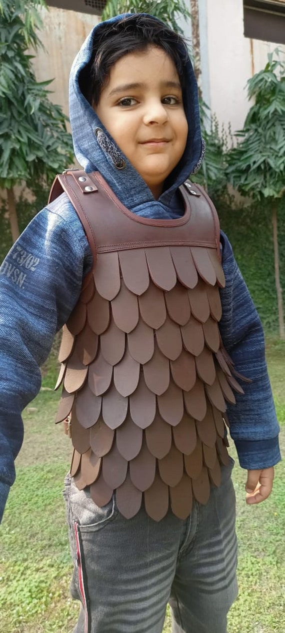 Leather Scale Armor Medieval Leather Armor Leather Scale Etsy Canada