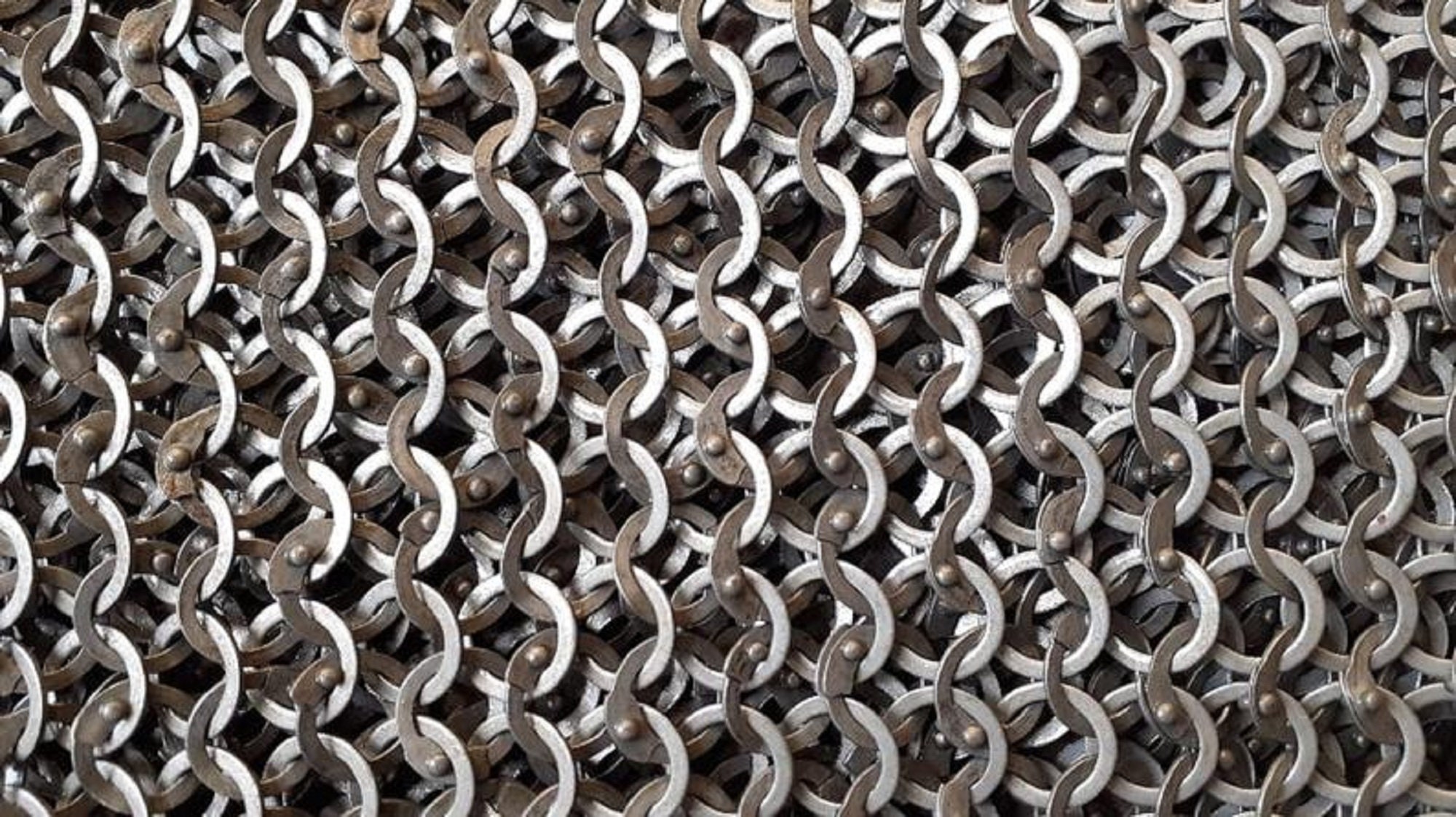 Chainmail Sheet 9 Mm Chain Mail Sheet 18 Gauge Flat Ring Etsy UK
