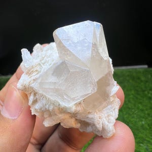 Topaz with Aquamarine & Albite Crystal Specimen 48.33g | Skardu Pakistan Gem Mineral | Topaz Raw Stone | Collectible Healing Crystal