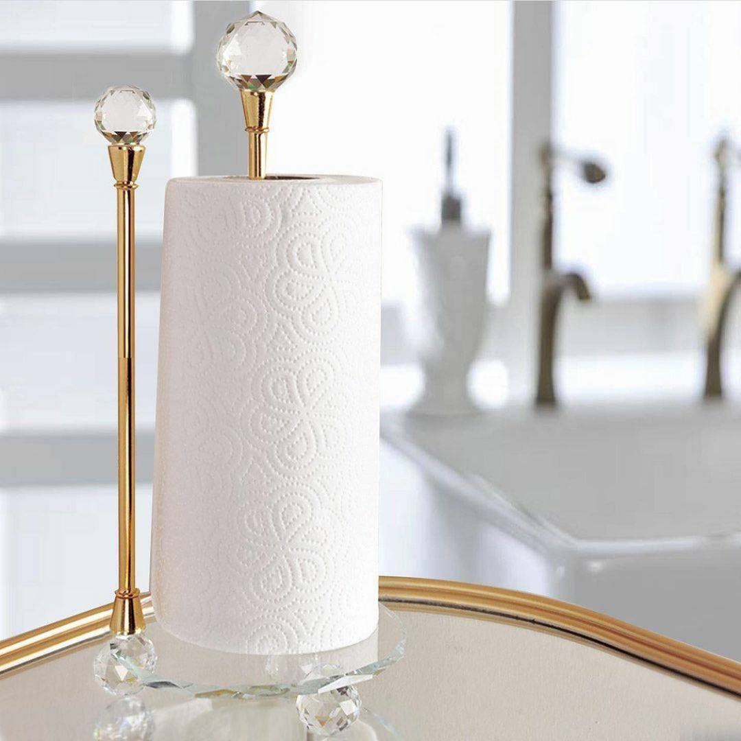 Rotating Standing Toilet Paper Holder丨Holder Stand with Modern Marble –  hitslam