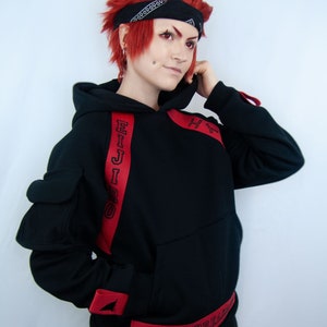 streetwear | Anime | Hoodie | sweater | Heroes | Cosplay | Strong | Eijirou