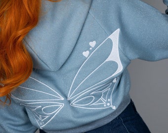 Fairy | Hoodie | Anime | Glitter | Wings | Cosplay | fairy | Fire