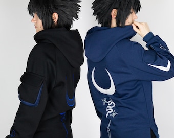 Avenger | Anime | Hoodie | Snake | Black | Blue | Japan | Cosplay | Emo