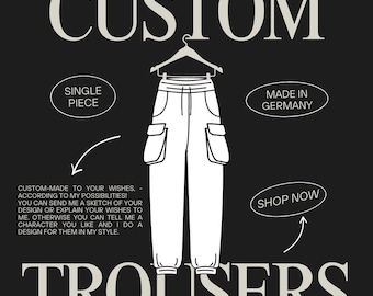 Custom Pants | One-of-a-kind | Design of your choice | Own Character | Personalized Jogging Pants | Gift