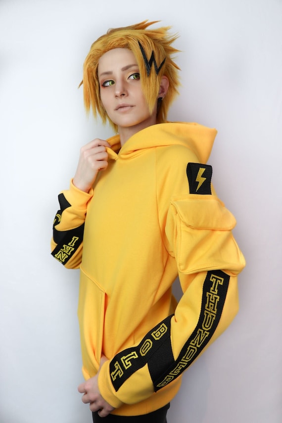 Streetwear shirts Anime anime Sweatshirts Sweater Heroes Cosplaying Villain Kaminari Etsy