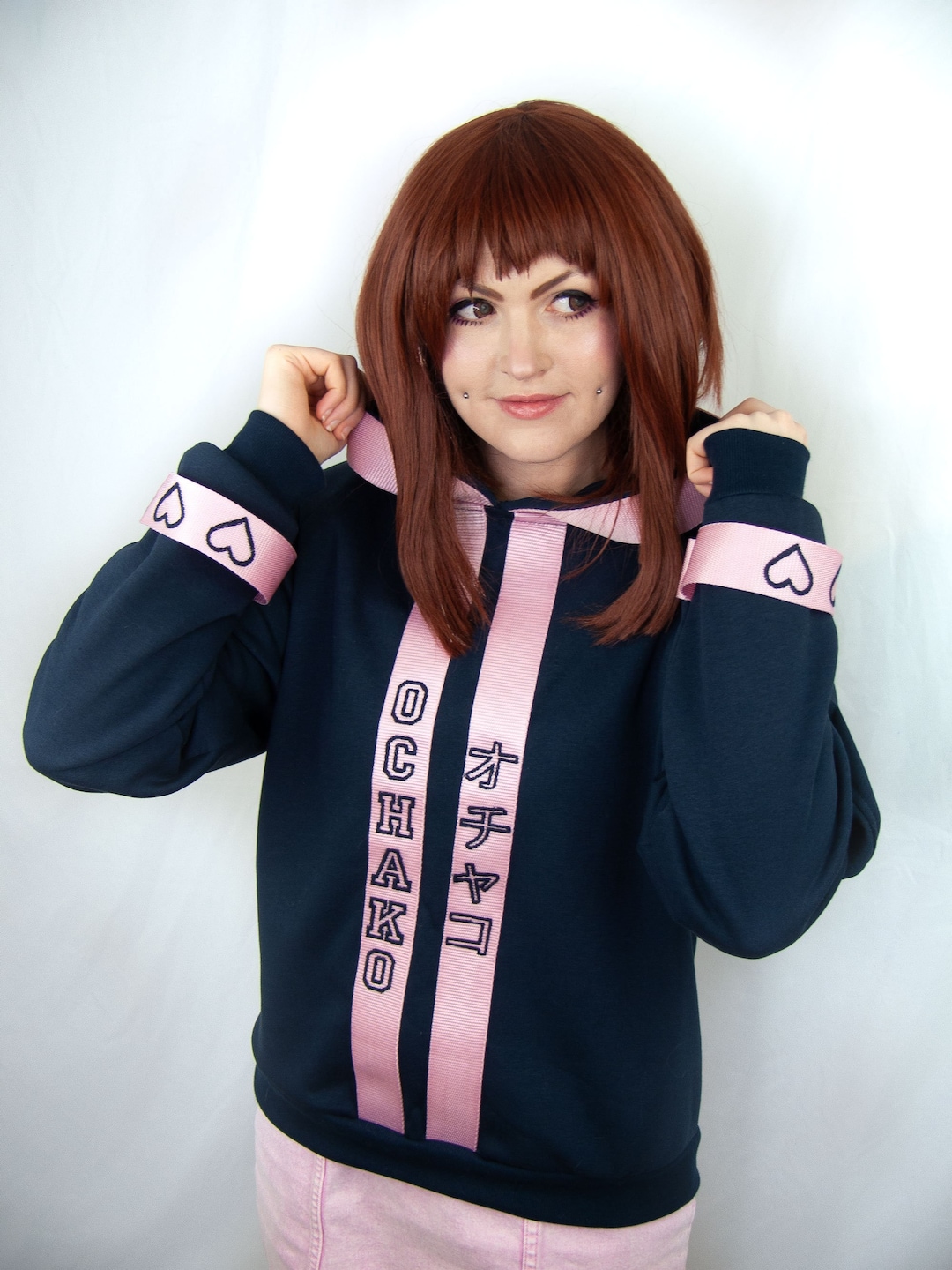 Ropa de calle Anime Sudadera con capucha Uraraka Suéter