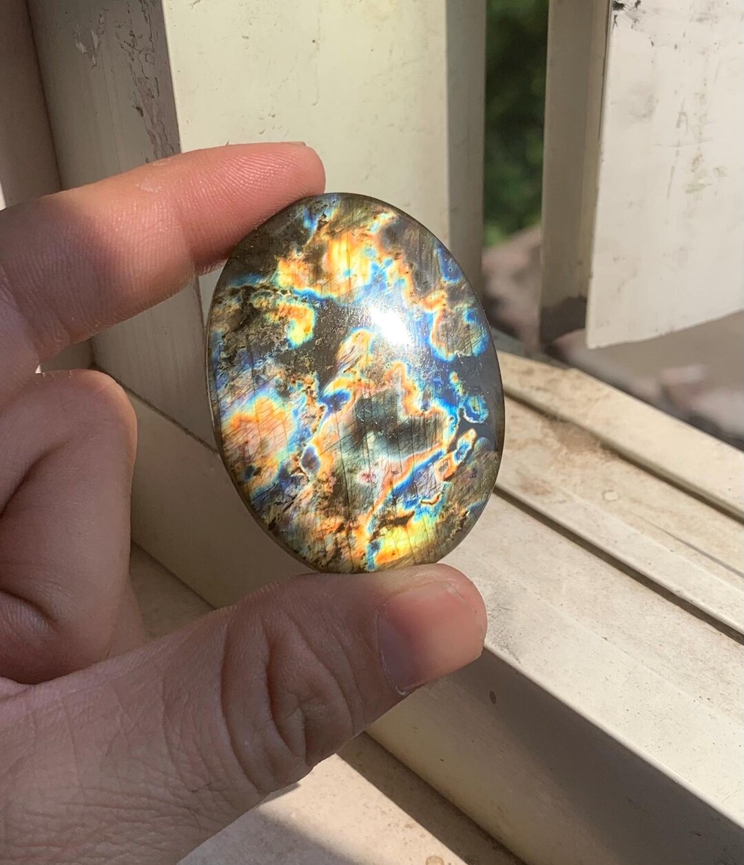 Labradorite Spectrolite Natural Spectrolite Purple Labradorite Cabochon, Flashy Labradorite ...