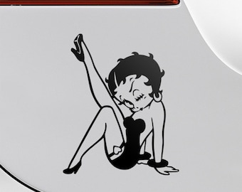 Betty Car Vinyl Decal Sticker | Cute Car Decal | Cute Car Sticker | Girly Decal