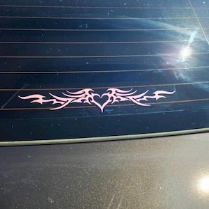 Heart Car Tramp Stamp | Decal Vinyl Sticker | Cute Car Decal | Cute Car Sticker | Girly Decal