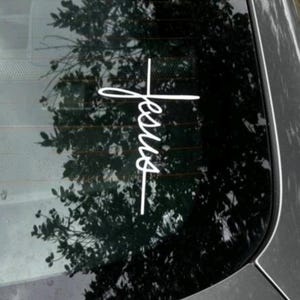 Jesus Faith Sticker Car Decal | Vinyl Decal Sticker | Cute Car Decal
