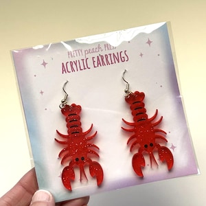 CUSTOM Handmade Laser Cut Acrylic Earrings | Kawaii | Great Gift