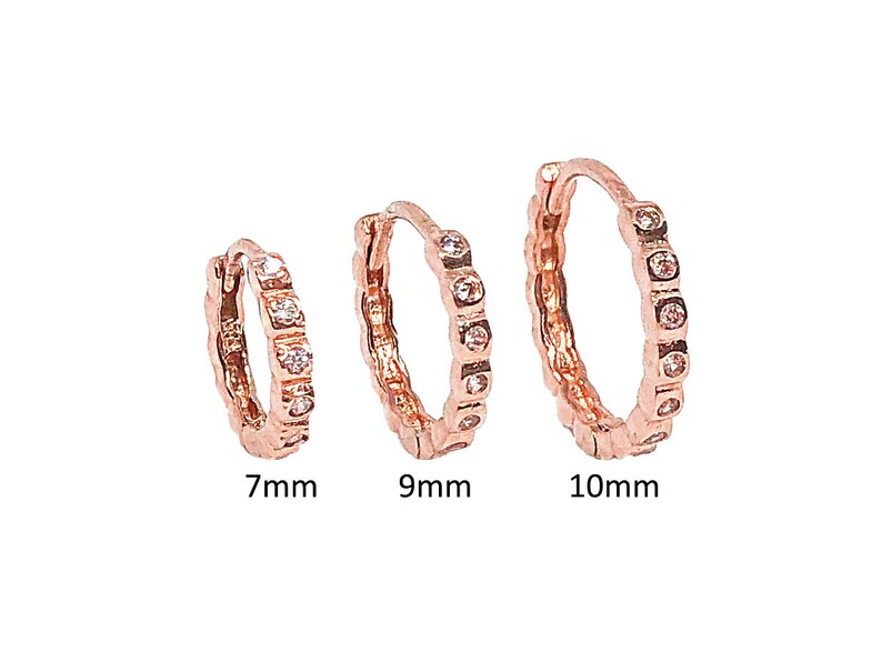 14k solid gold hoops 14k gold hoop earrings 14k gold hoops Etsy