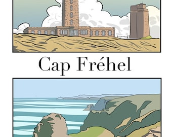 Cap Frehel-Comic-Strip-Poster