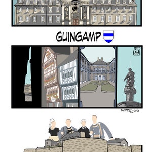 Cartel de cómics de Guingamp