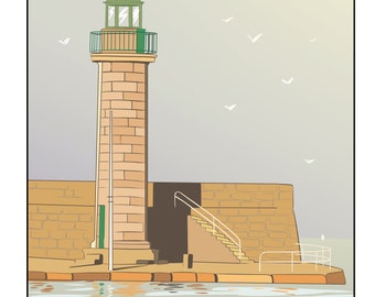 Binic Lighthouse Poster
