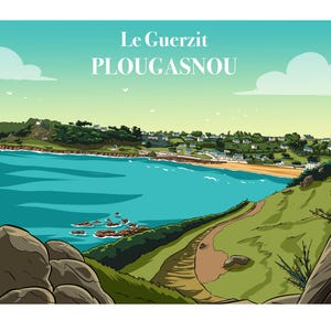 Cartel Plougasnou Le Guerzit