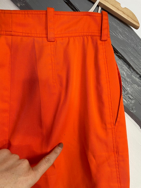 Courrèges Pantalon marron en laine