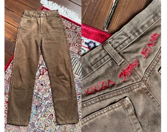 Vintage Krizia Jeans Brown S