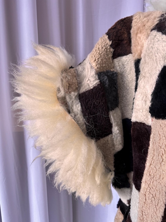 PATCHWORK LAMBSKIN* Handmade patchwork lambskin v… - image 16