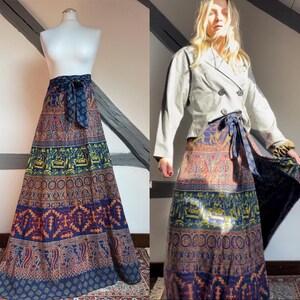 Indian wrap around skirts uk sales